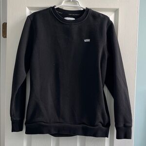 Vans Men's Classic Black Crewneck Sweatershirt